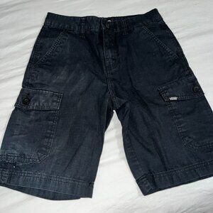 Vans boys black shorts